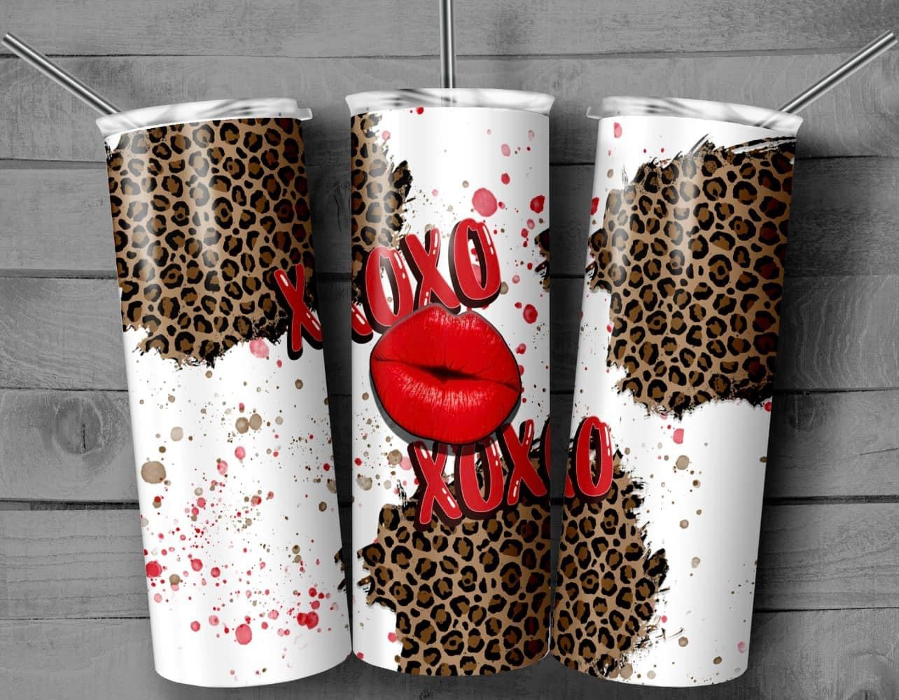 Leopard XOXO Tumbler